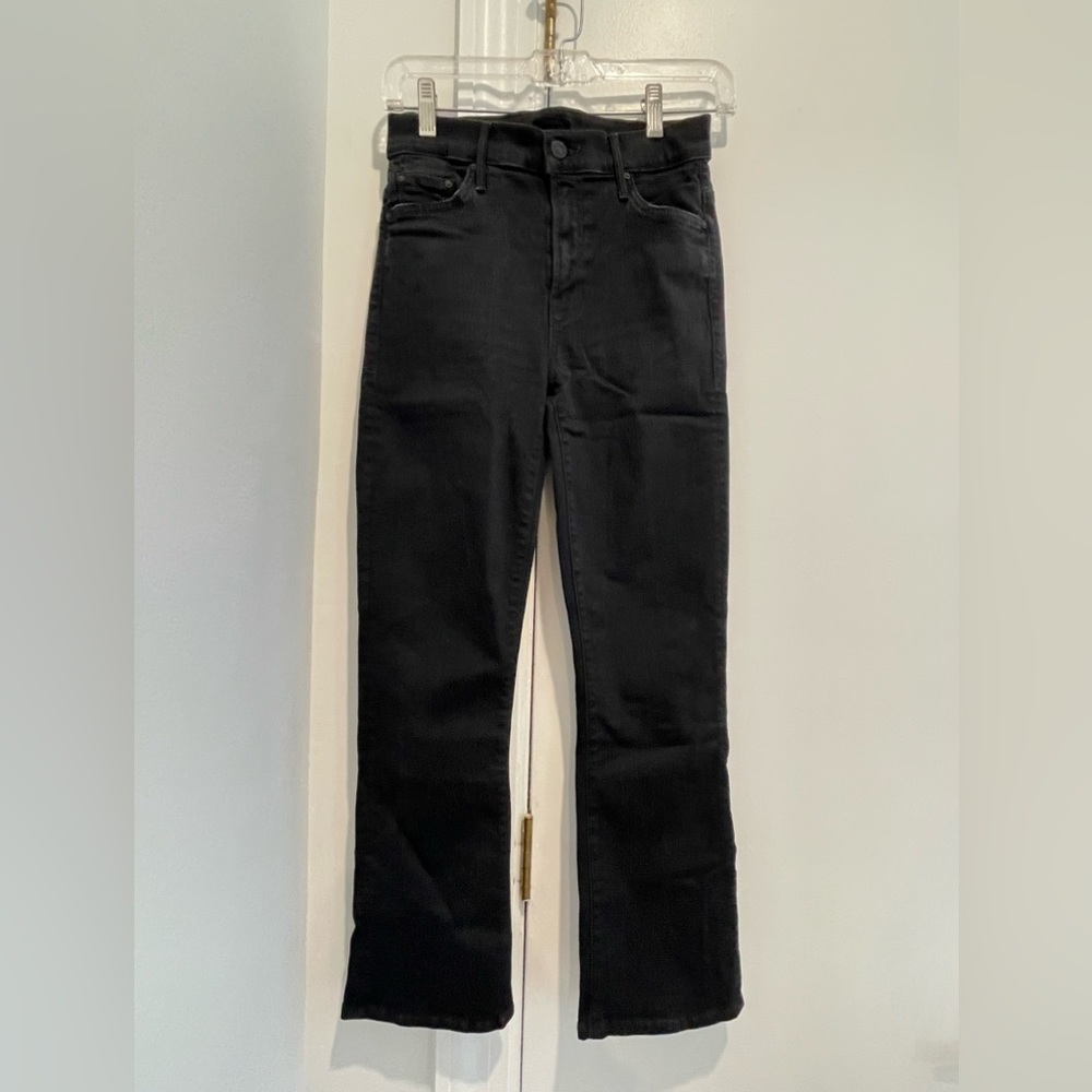 Mother denim cropped flare jeans